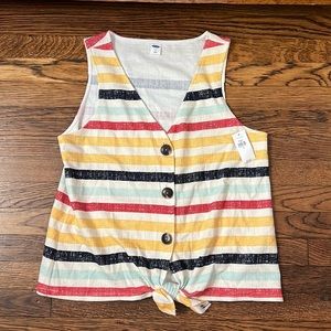 NWTs Small Old Navy tie Tank